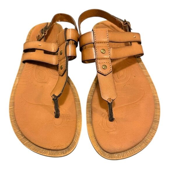 Clark’s Billie Swing Honey Strappy thong Sandals Size 9 tan - Picture 2 of 8